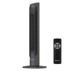 Holmes 36" CleanBreeze Oscillating Digital Tower Fan, Removable Blade, 6 Speeds, Remote Control, Black